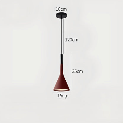 Arashi – Suspension moderne en corne d'aluminium