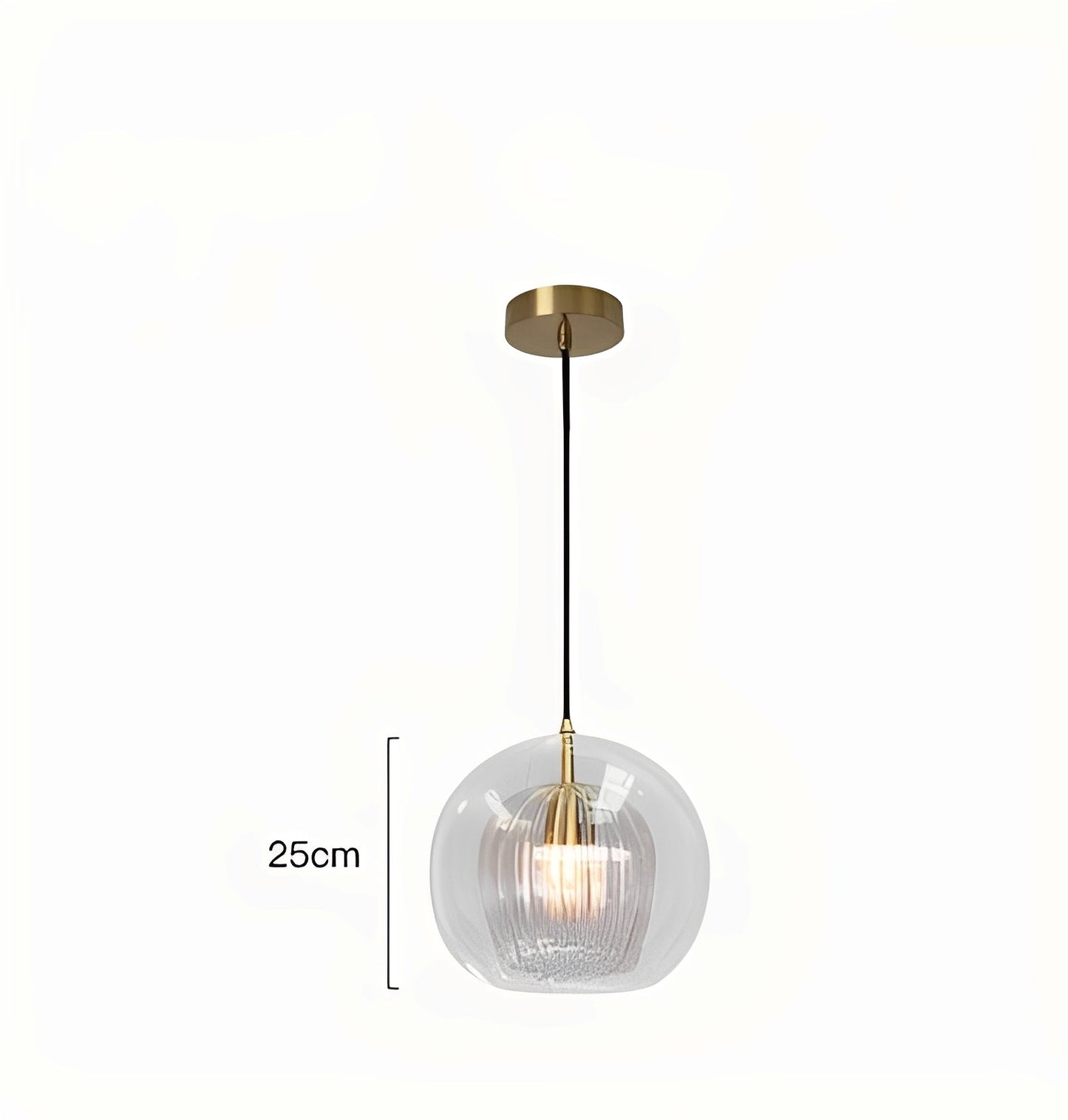Mira – Suspension en verre simple