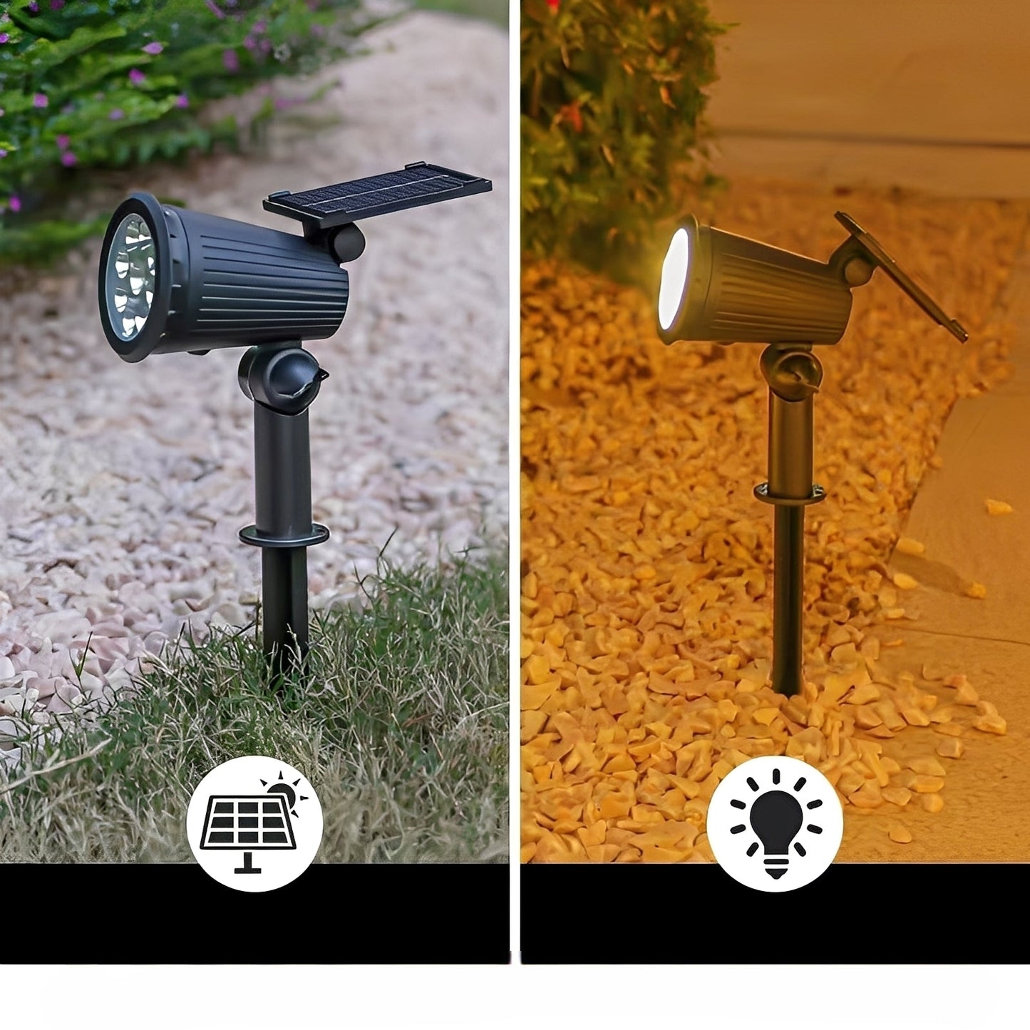 Airi – Projecteur de jardin solaire en forme de fleur