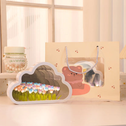 Luma – Lampe de nuit en forme de fleur, tulipes colorées