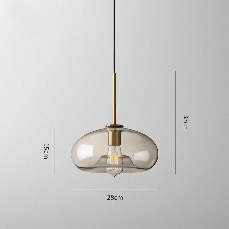 Nayumi – Suspension en verre moderne