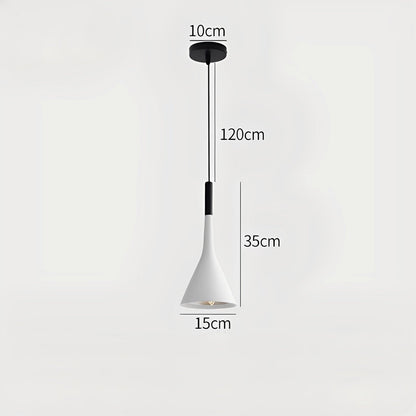 Arashi – Suspension moderne en corne d'aluminium