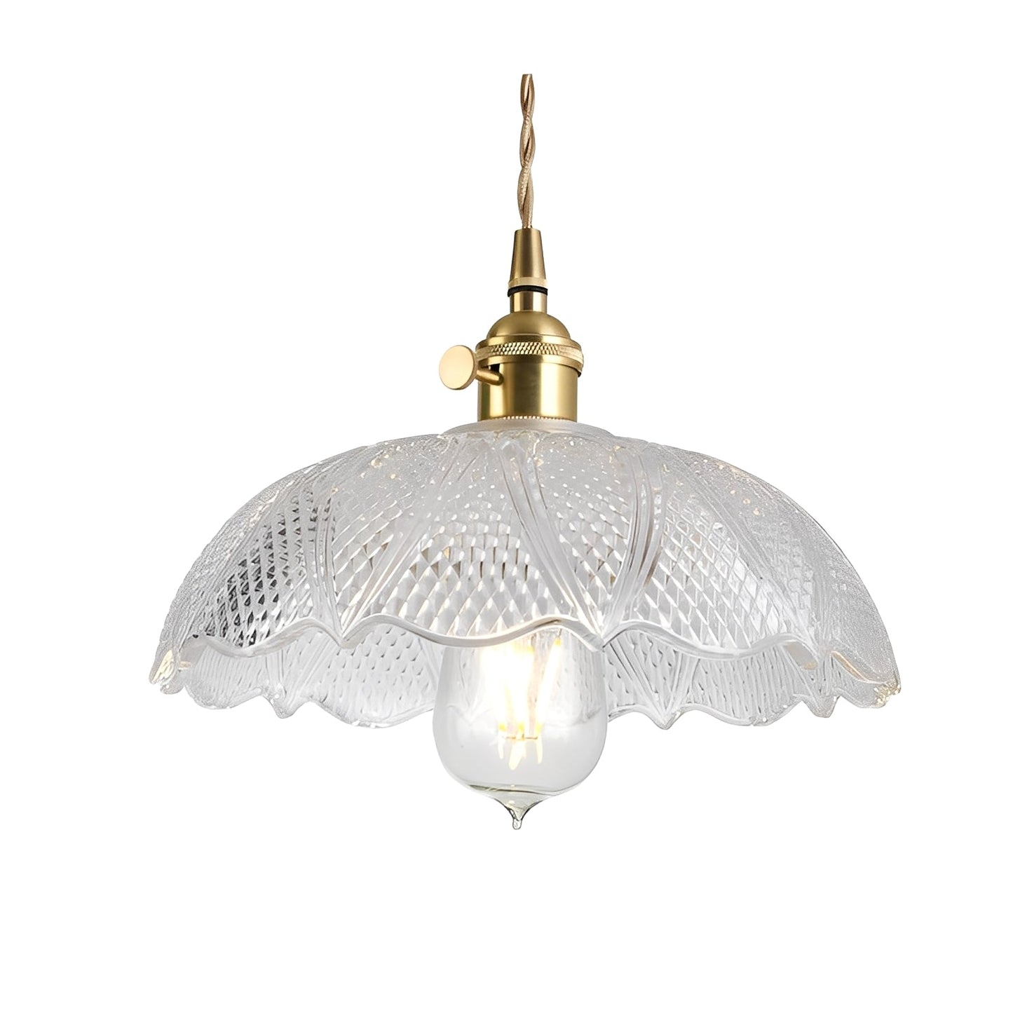 Noelle – Suspension en Verre Rétro