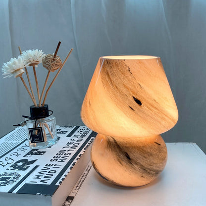 Yuna – Lampe Champignon en Verre Fait Main