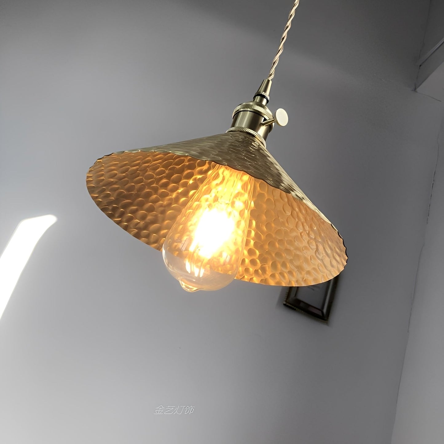 Helena – Lampe Suspendue en Cuivre Américain