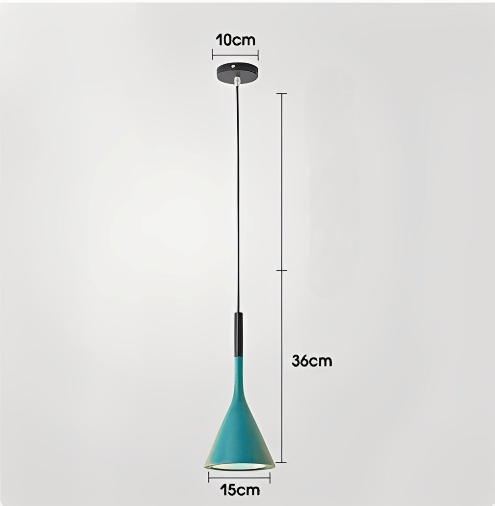 Arashi – Suspension moderne en corne d'aluminium