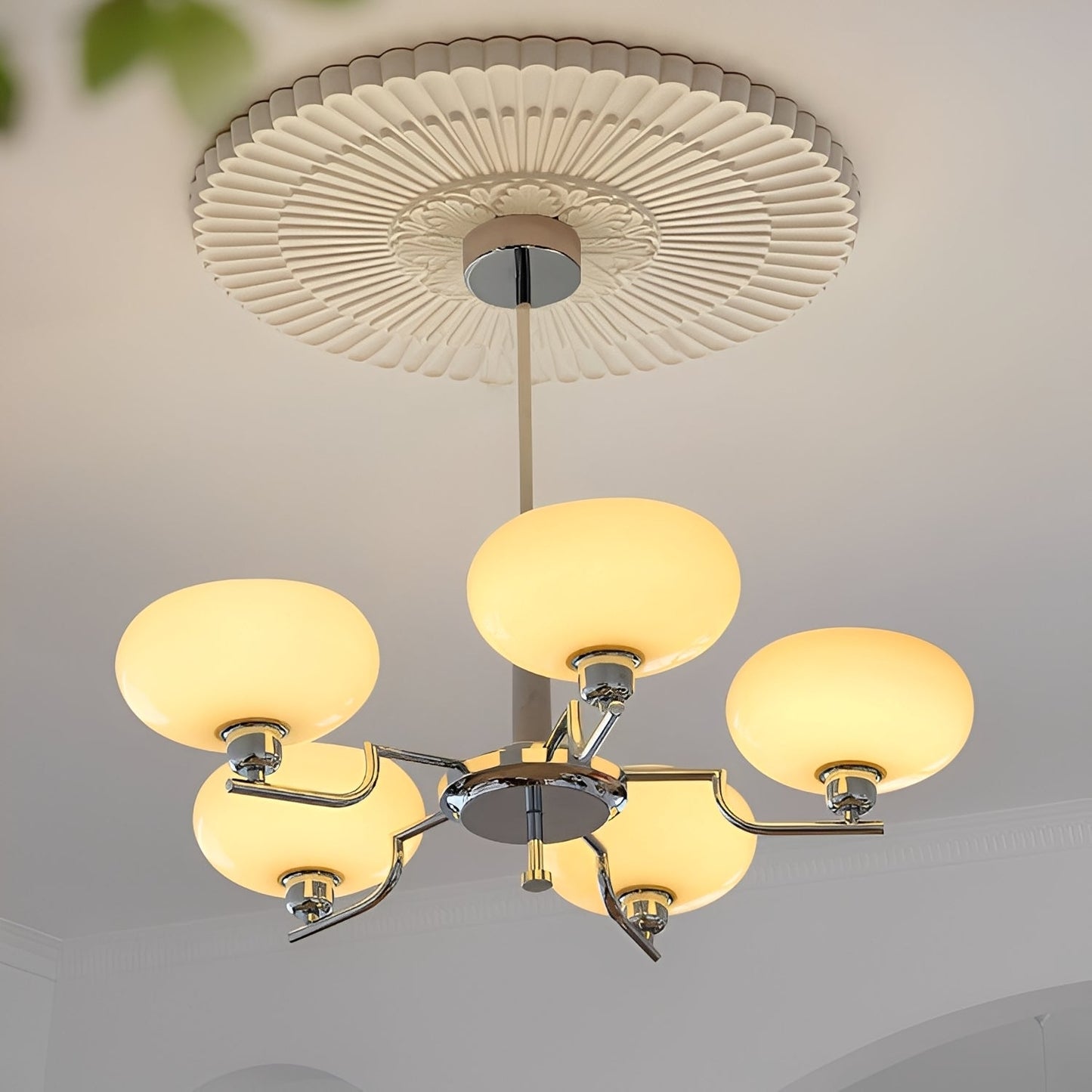 Leonie – Lustre Rétro Crème