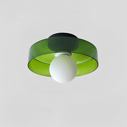 Amélie – Plafonnier Rétro en Verre