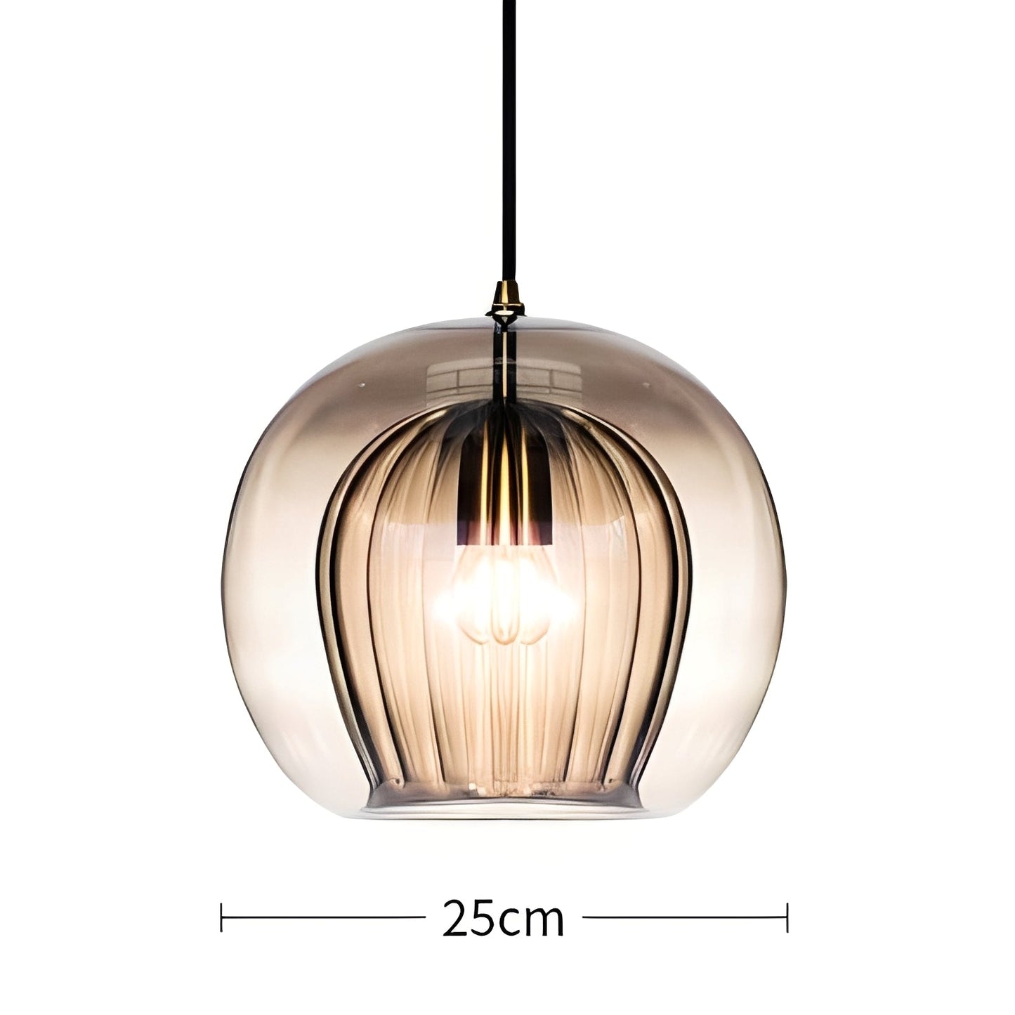 Mira – Suspension en verre simple