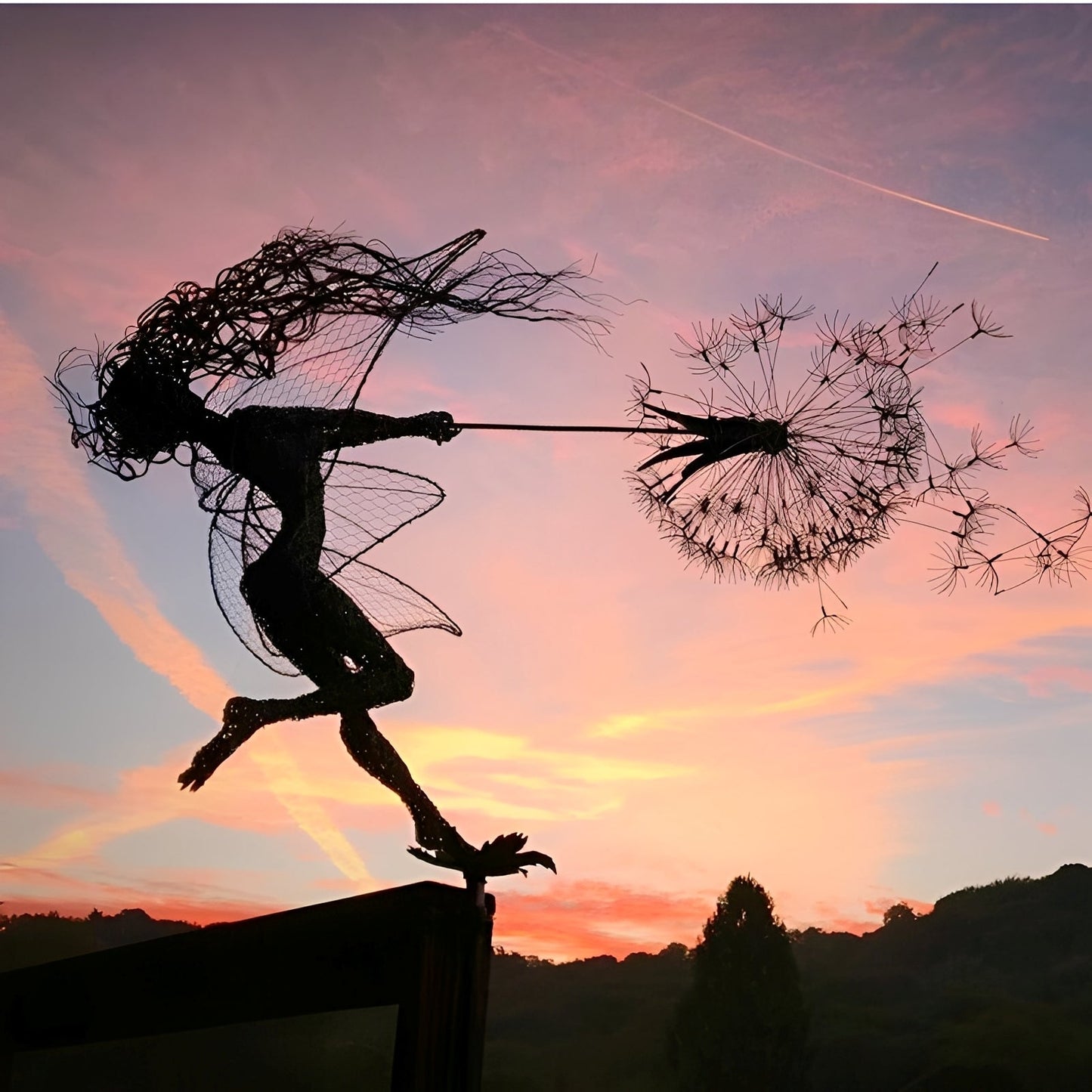 Faylinn – Figurines fées en métal pour jardin & déco