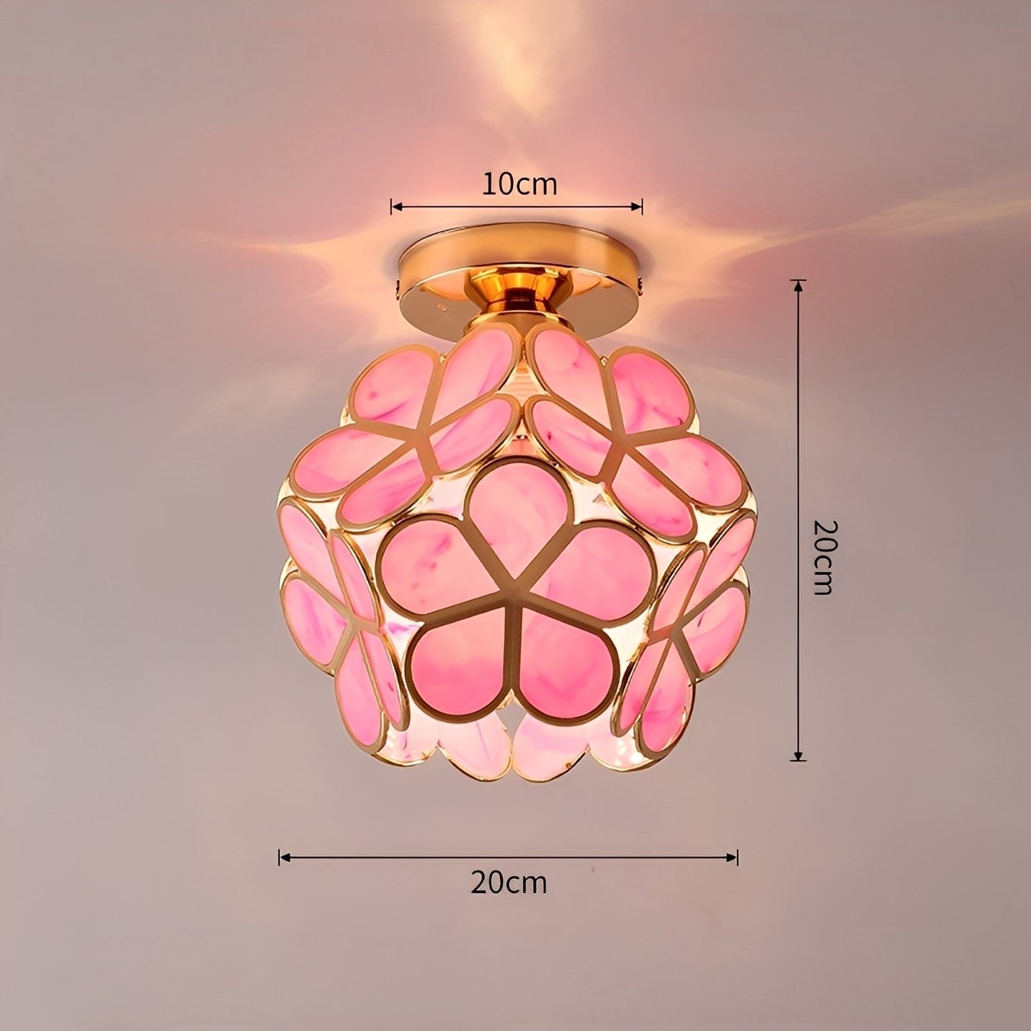 Celia – Lumière de plafond en cristal