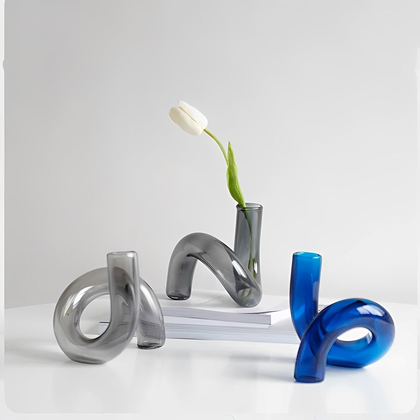 Alenya – Vase en verre créative au design moderne