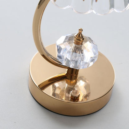 Emiko – Lampe de Table Vintage en Cristal Doré