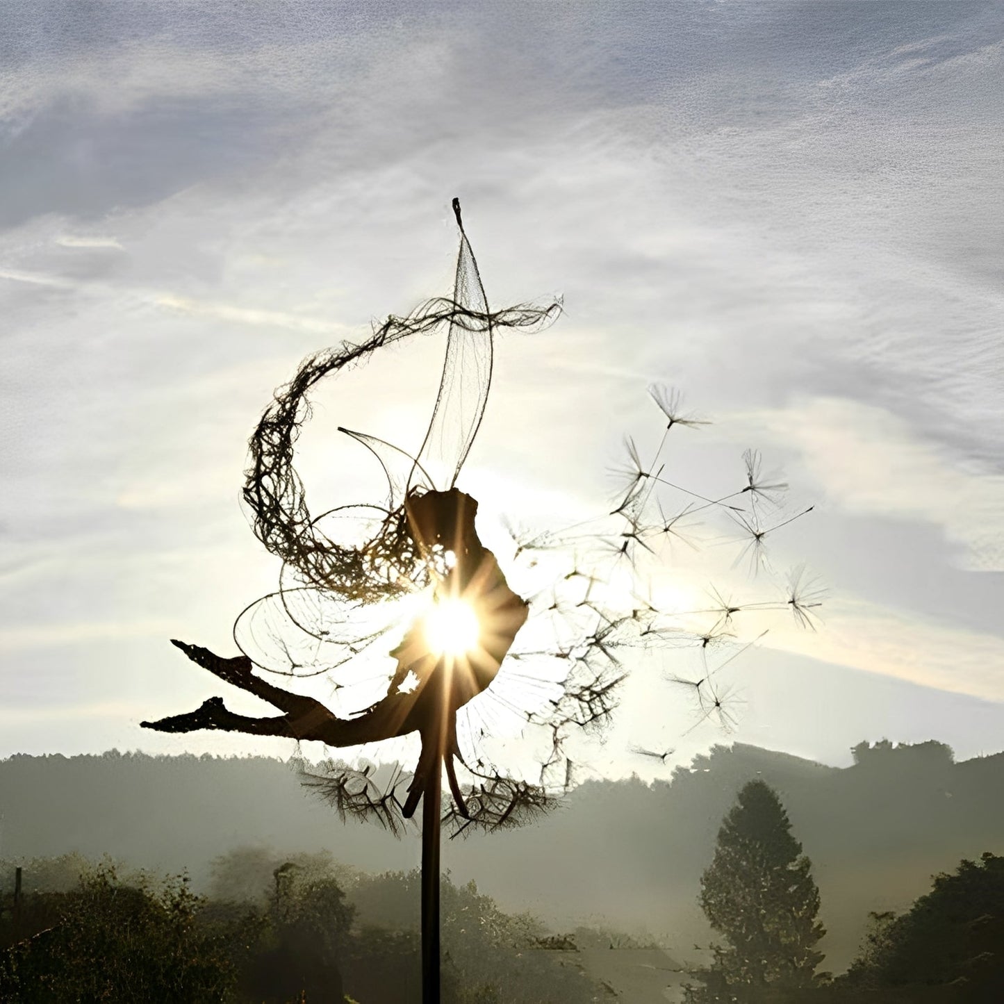 Faylinn – Figurines fées en métal pour jardin & déco