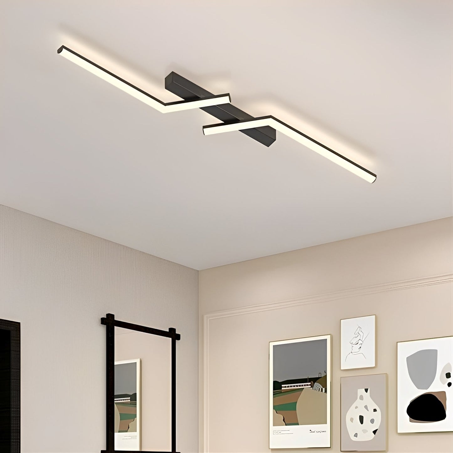 Zoren – Plafonnier Nordique pour Couloir & Entrée