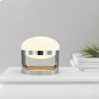 Lior – Lampe de table en acier inoxydable dans un style luxe moderne