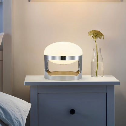 Lior – Lampe de table en acier inoxydable dans un style luxe moderne