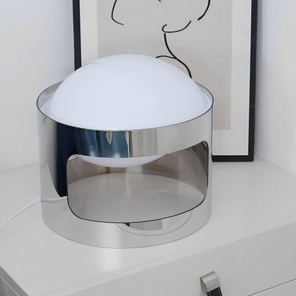 Lior – Lampe de table en acier inoxydable dans un style luxe moderne