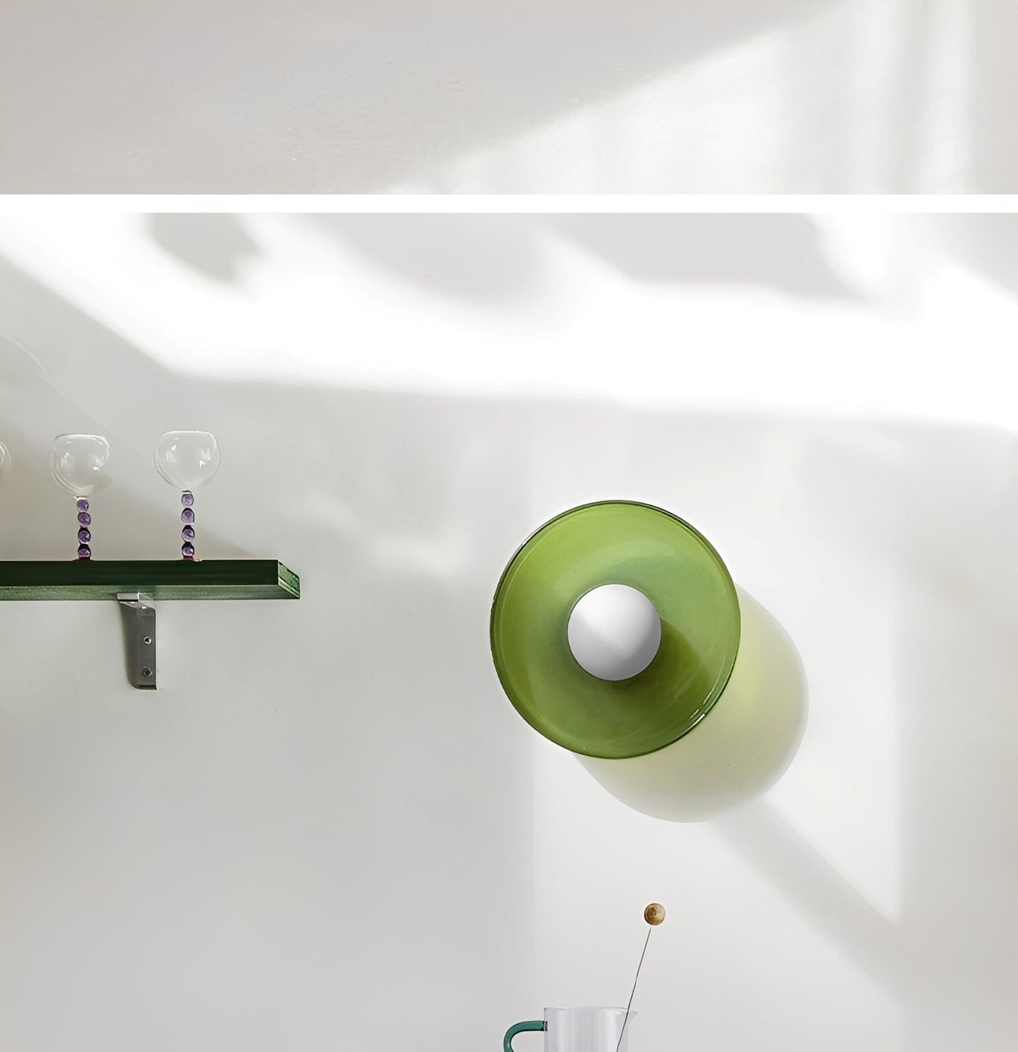 Amélie – Plafonnier Rétro en Verre