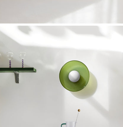 Amélie – Plafonnier Rétro en Verre