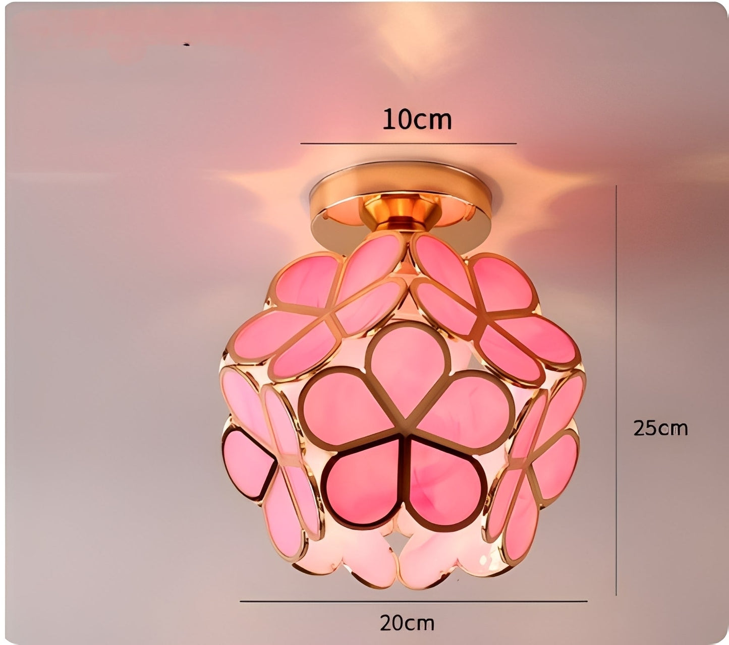 Celia – Lumière de plafond en cristal