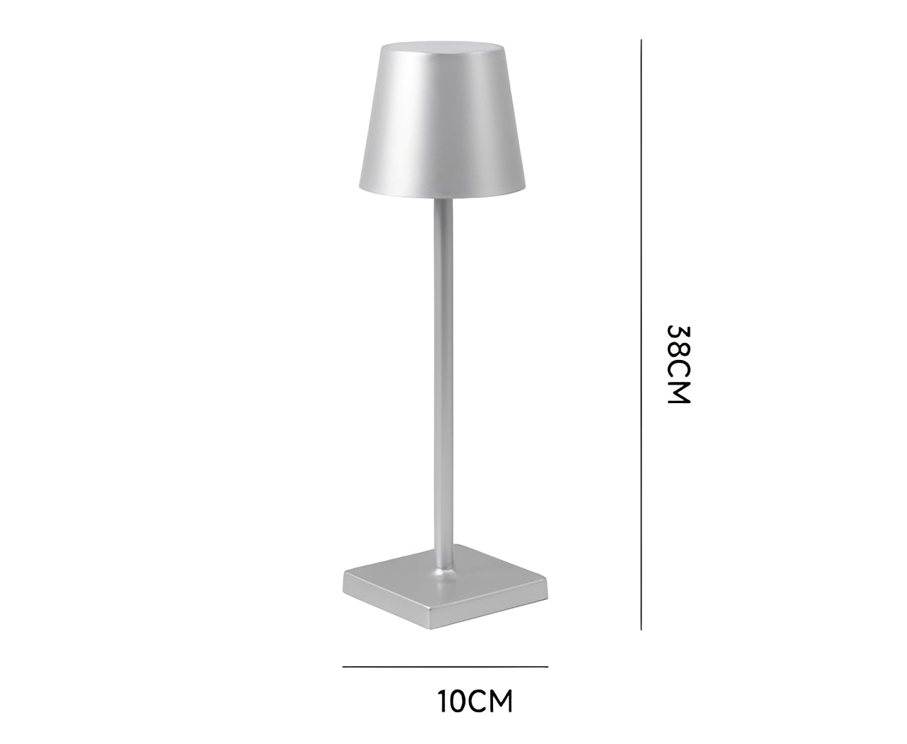 Isla – Lampe de table LED en aluminium rechargeable