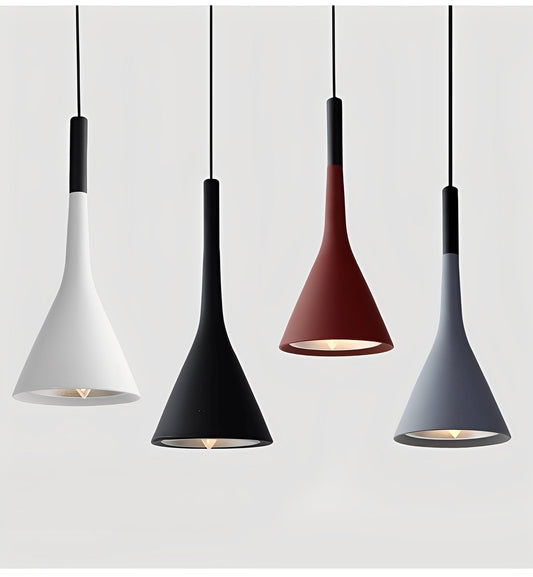 Arashi – Suspension moderne en corne d'aluminium