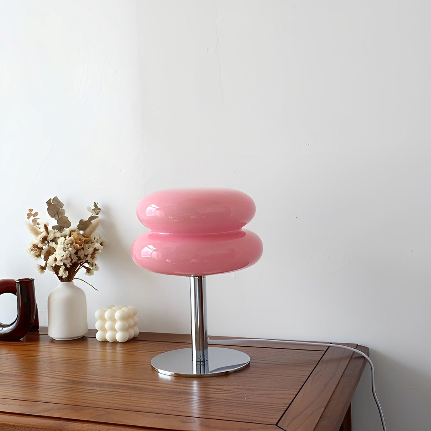 Elodie – Lampe de table en verre nordique