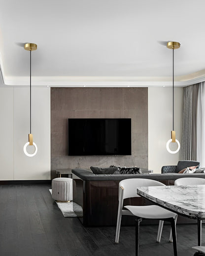 Liv – Lampe suspendue minimaliste style nordique avec LED