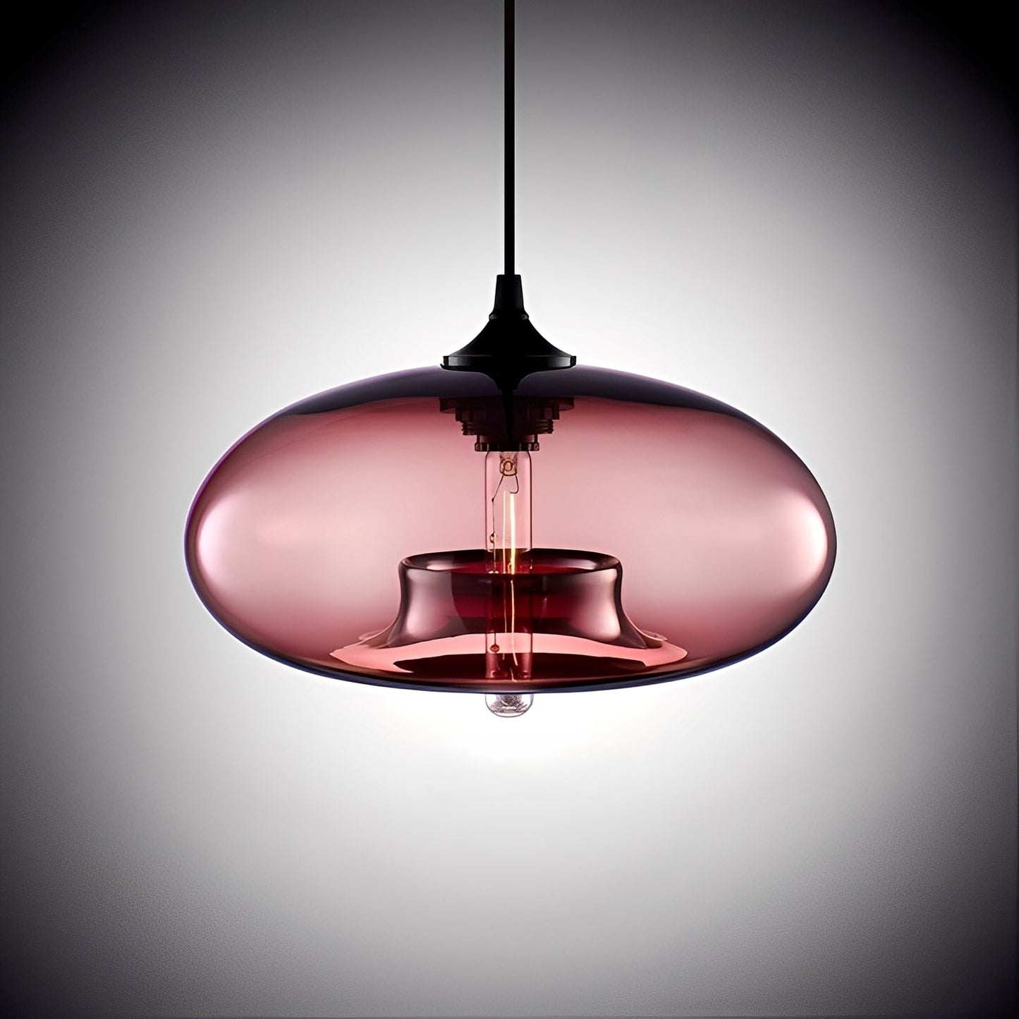 Elias – Lampe Pendante en Verre Nordique Style Loft