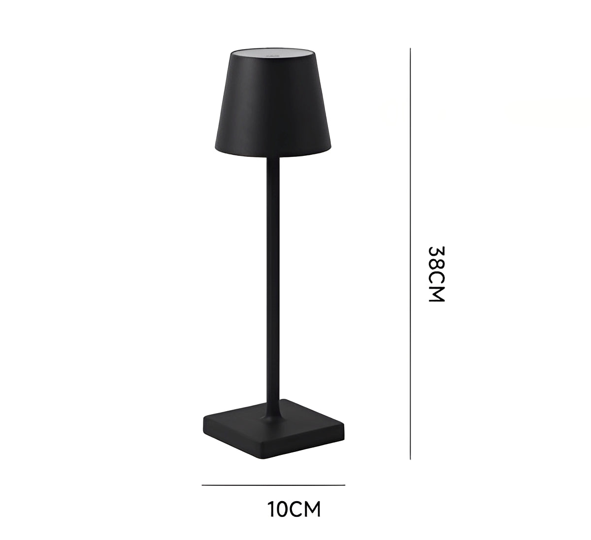 Isla – Lampe de table LED en aluminium rechargeable