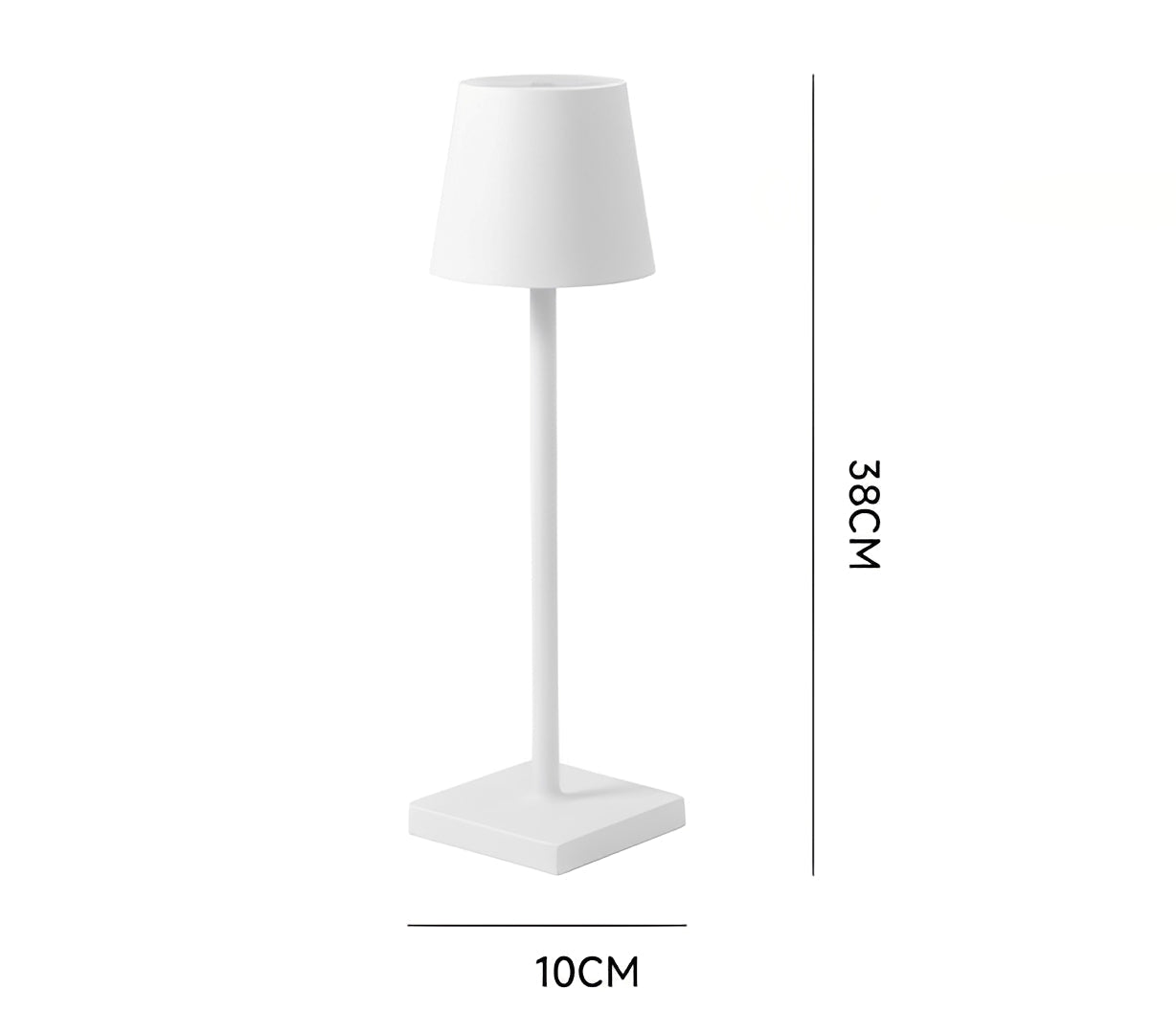 Isla – Lampe de table LED en aluminium rechargeable