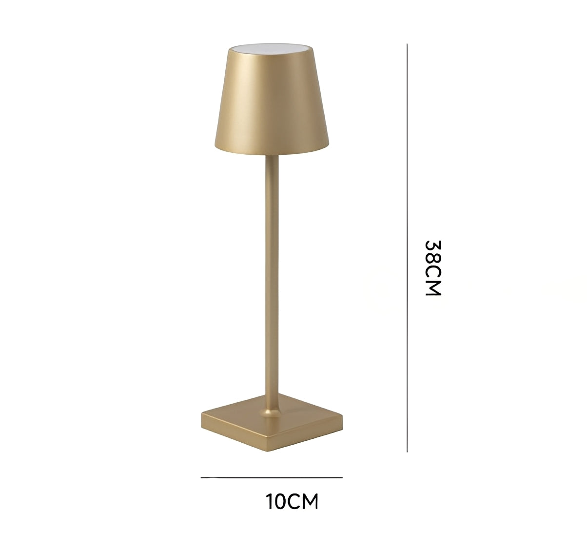 Isla – Lampe de table LED en aluminium rechargeable