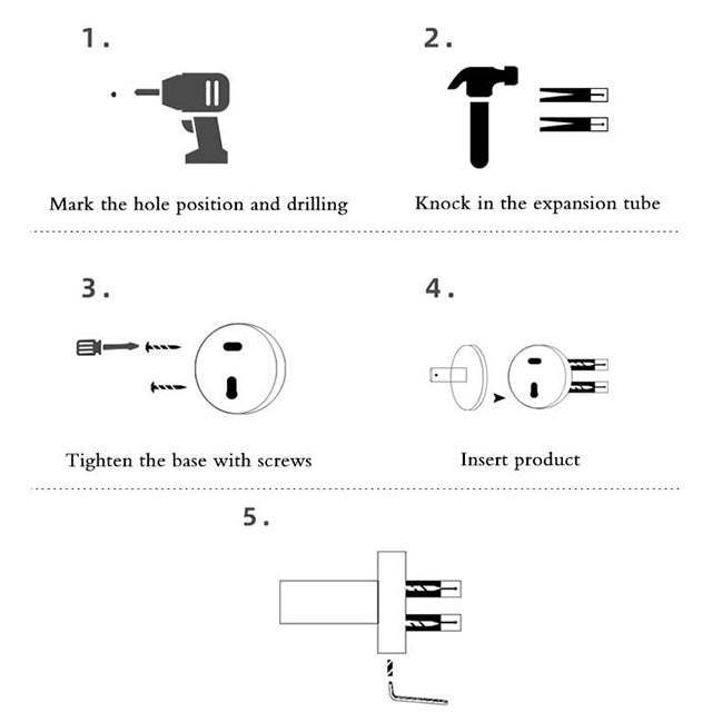 CrochetFauve – Patères murales en laiton en forme d’animaux