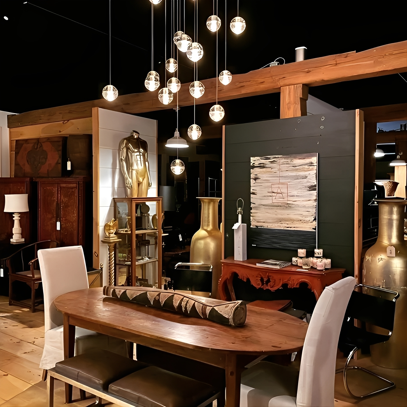 Estelle – Plafonnier en cristal au design de pluie de météorites