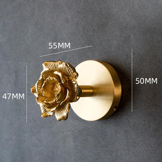 CrochetFauve – Patères murales en laiton en forme d’animaux