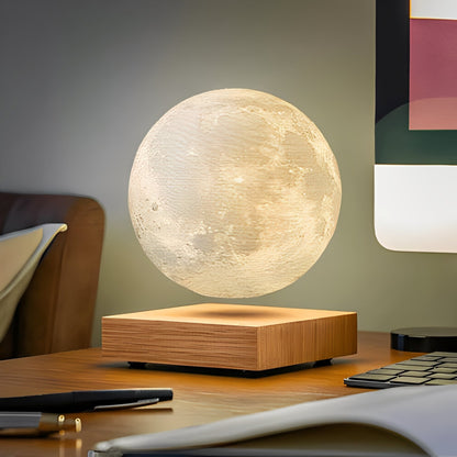 Lunaris – Lampe Flottante 3D Lune