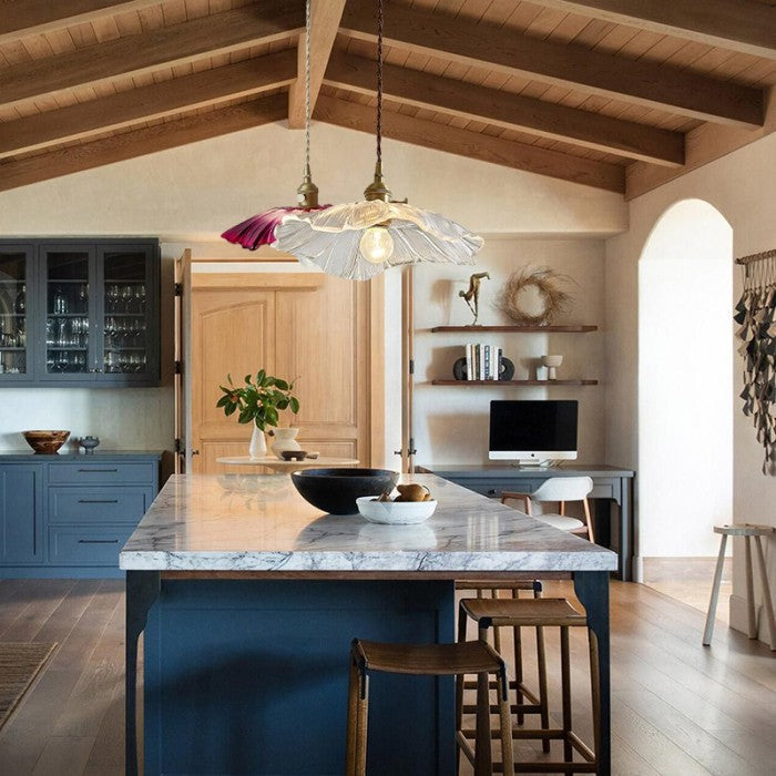 Plafonnier FleurVintage – Éclairage floral au charme rétro