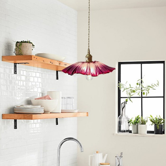 Plafonnier FleurVintage – Éclairage floral au charme rétro