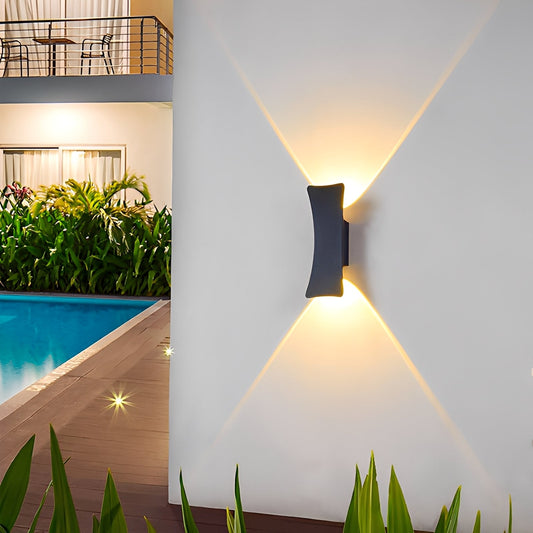 Hikari – Applique Murale Extérieure Moderne Étanche