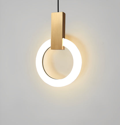Nordra – Lampe suspendue LED au design anneau nordique pour espaces de vie modernes