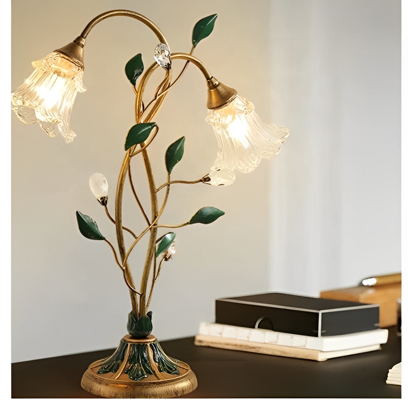 Ella – Lampe de Table Fleur Française