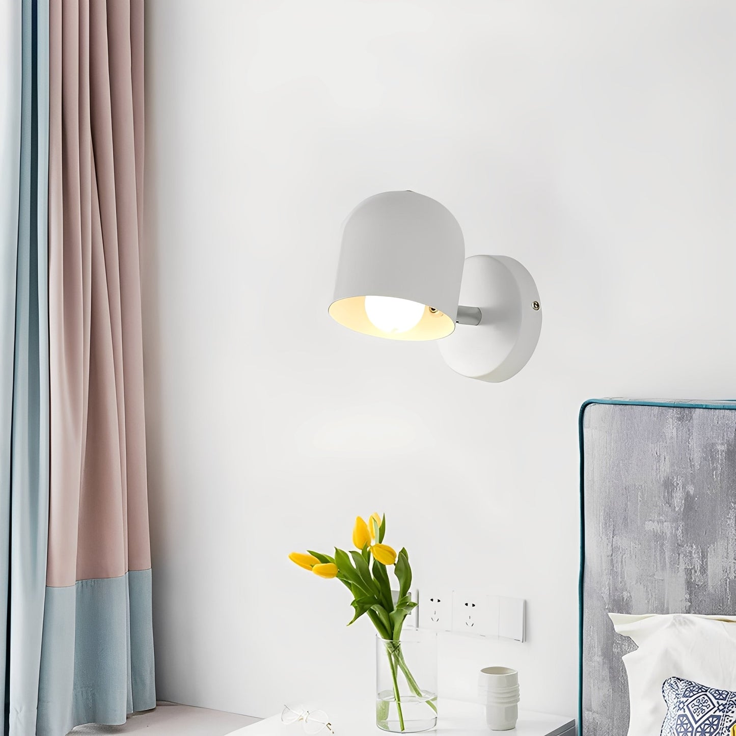 Juna – Applique Murale Minimaliste Macaron