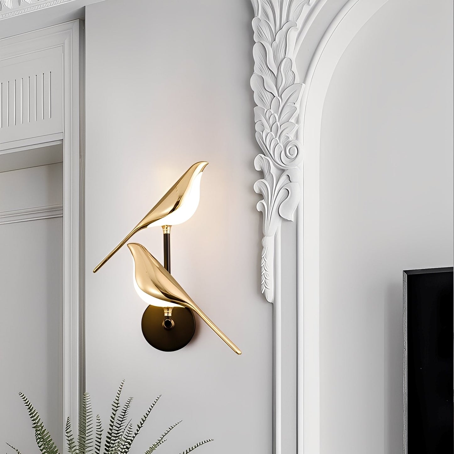 Amira – Lampe Murale Créative en Forme d'Oiseau