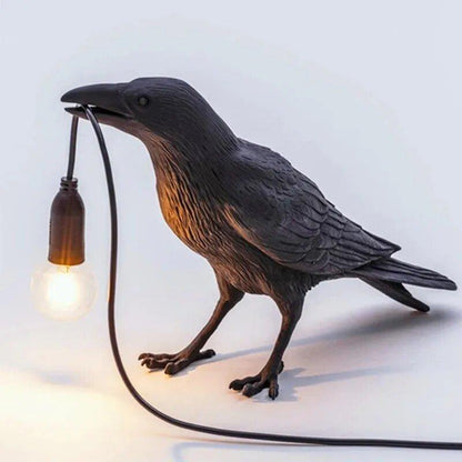 Lambert – Lampe Oiseau Nordique comme Lampe de Table ou Murale