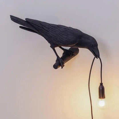 Lambert – Lampe Oiseau Nordique comme Lampe de Table ou Murale