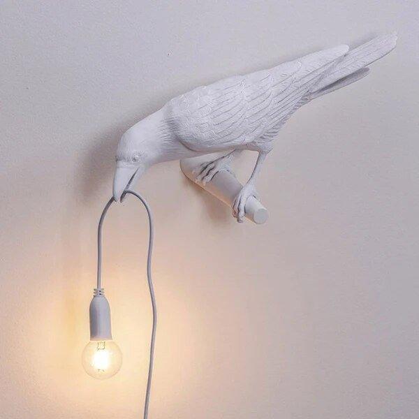 Lambert – Lampe Oiseau Nordique comme Lampe de Table ou Murale
