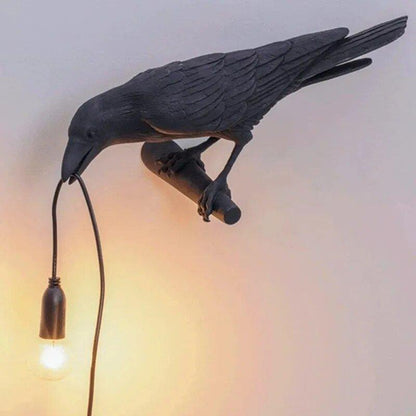 Lambert – Lampe Oiseau Nordique comme Lampe de Table ou Murale