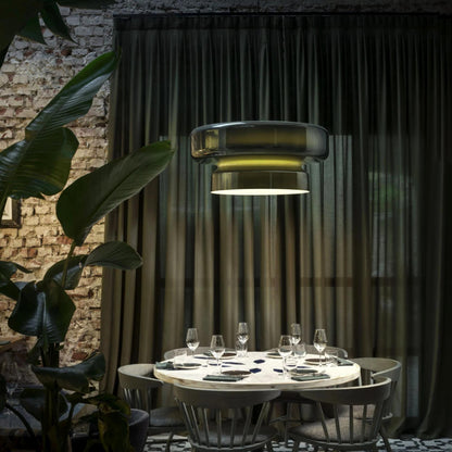 Selene – Suspension en verre moderne