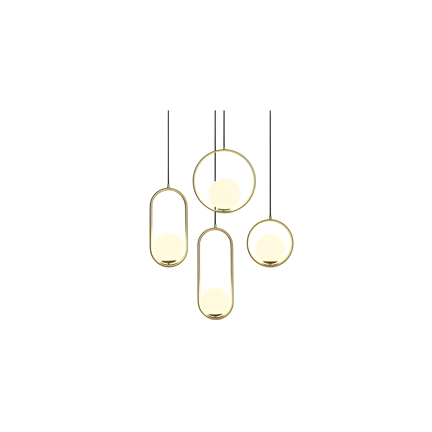 Lumi – Plafonnier nordique rond design Magic Bean